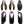 Load image into Gallery viewer, 20 Inch Glueless Straight Lace Front Wigs Human Hair Pre Plucked 180% Density Straight Headband Lace Front Wigs