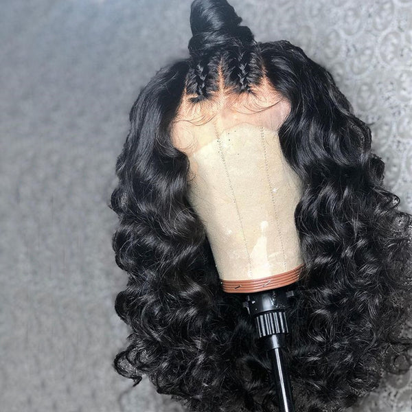 GORGEOUS 18INCH 13*4 LACE GLUELESS LOOSE WAVE LACE WIG