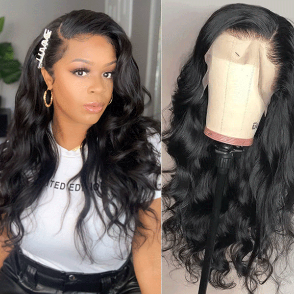 180% Density Frontal Lace Wig Glueless Pre Plucked