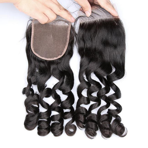 1Pc Big Curl Lace Closure