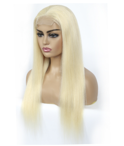 100% Unprocessed Human Virgin Hair Recommended Blonde 613 5x5 Lace Wig With Wholesale Price