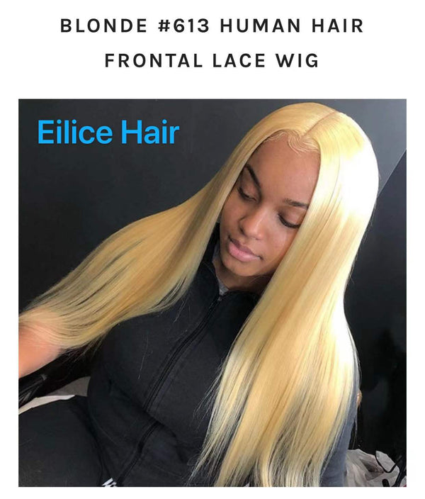 100% Unprocessed Human Virgin Hair Recommended Blonde 613 5x5 Lace Wig With Wholesale Price