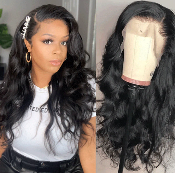 180% DENSITY FRONTAL LACE WIG GLUELESS PRE PLUCKED