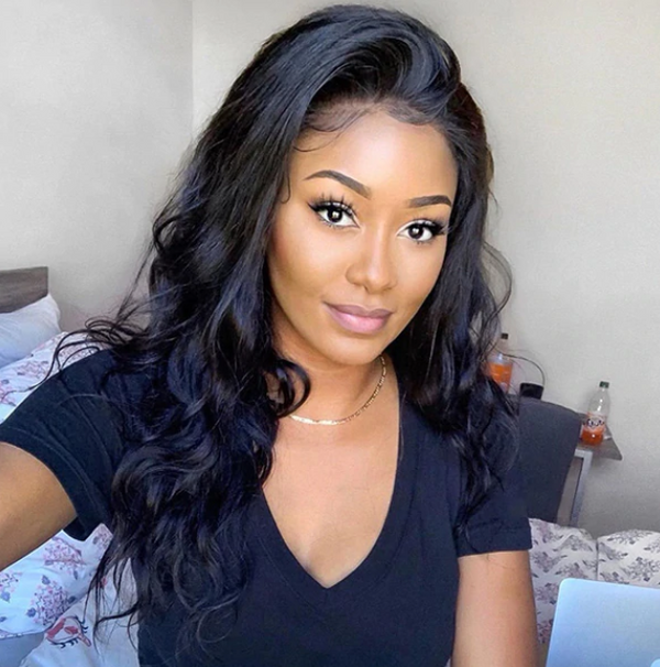 180% DENSITY FRONTAL LACE WIG GLUELESS PRE PLUCKED