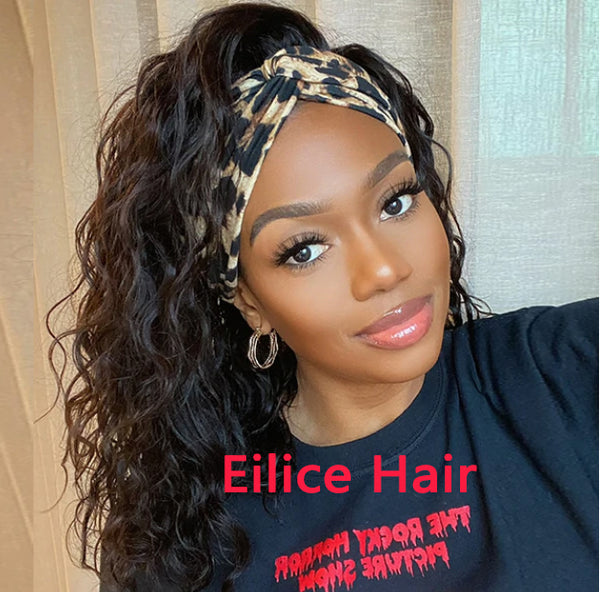 12-16 INCHES LOOSE DEEP WAVE AFFORDABLE HEADBAND WIG