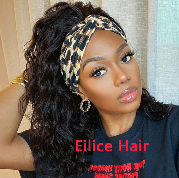 12-16 INCHES LOOSE DEEP WAVE AFFORDABLE HEADBAND WIG