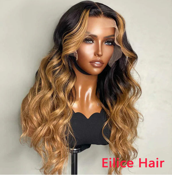 12-30 INCHES NEW FABULOUS BEYONCE-CELEBRITY STYLE OMBRE COMPACT 13X4 FRONTAL LACE WIG