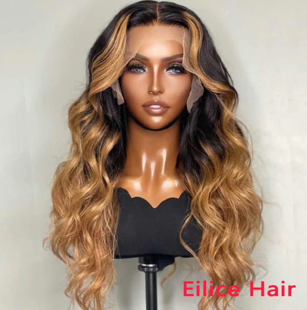 12-30 INCHES NEW FABULOUS BEYONCE-CELEBRITY STYLE OMBRE COMPACT 13X4 FRONTAL LACE WIG