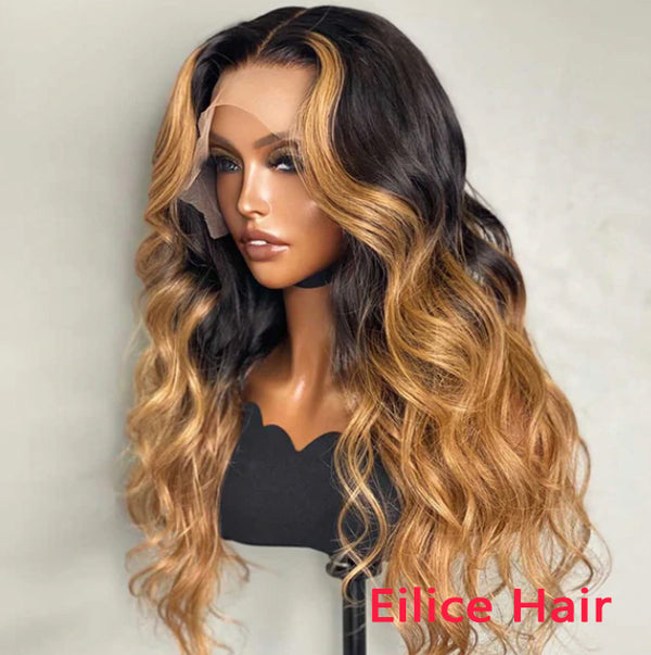 12-30 INCHES NEW FABULOUS BEYONCE-CELEBRITY STYLE OMBRE COMPACT 13X4 FRONTAL LACE WIG