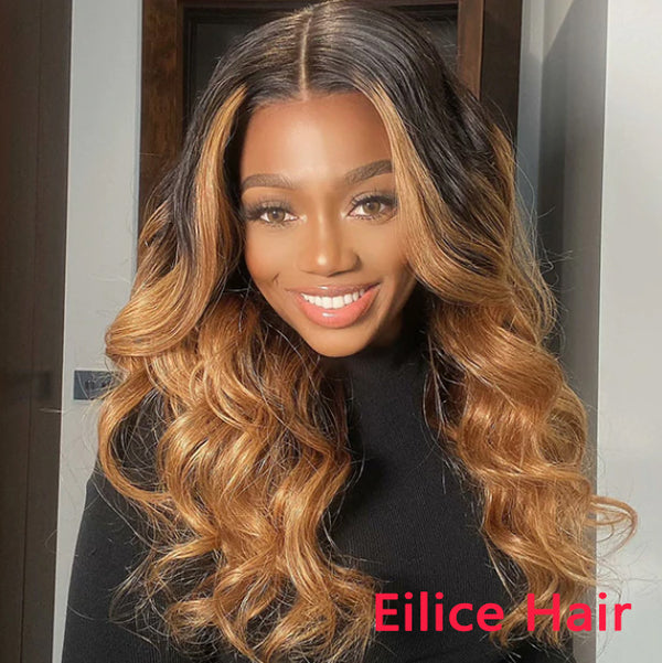 12-30 INCHES NEW FABULOUS BEYONCE-CELEBRITY STYLE OMBRE COMPACT 13X4 FRONTAL LACE WIG