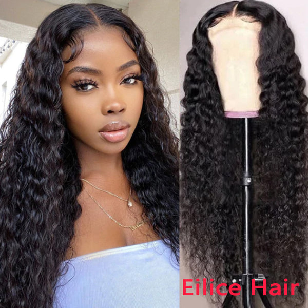 20-30 INCHES 5X5 WET AND WAVY UNDETECTABLE INVISIBLE LACE GLUELESS CLOSURE LACE WIG | REAL HD LACE