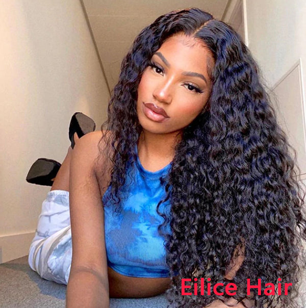 20-30 INCHES 5X5 WET AND WAVY UNDETECTABLE INVISIBLE LACE GLUELESS CLOSURE LACE WIG | REAL HD LACE