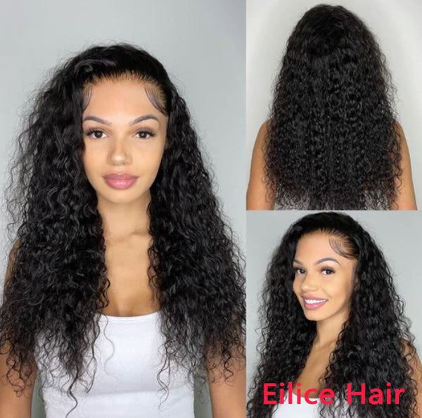 16-30 INCHES WET AND WAVY HIGH DENSITY GLUELESS COMPACT 13X4 FRONTAL LACE WIG