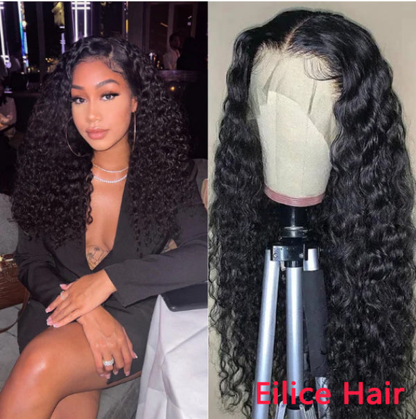 16-30 INCHES WET AND WAVY HIGH DENSITY GLUELESS COMPACT 13X4 FRONTAL LACE WIG