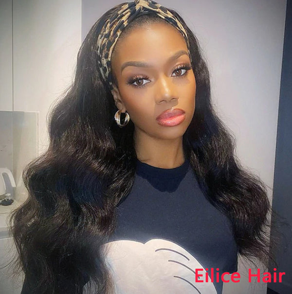 8-14 INCHES BODY WAVE HIGH DENSITY AFFORDABLE HEADBAND WIG