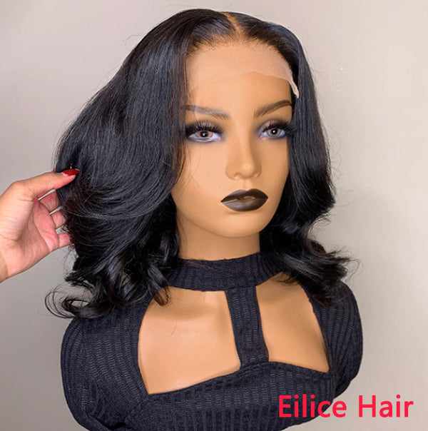 GORGEOUS 5X5 LACE 12-30 INCHES GLUELESS LOOSE WAVE LACE WIG | LARGE SIZE CAP