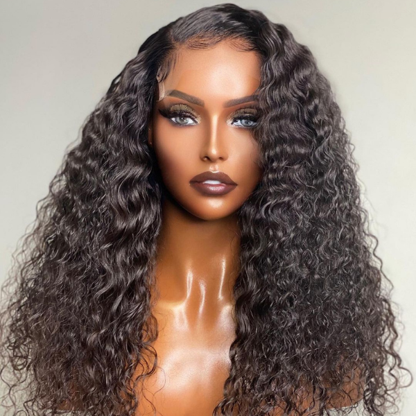 5x5 Wet And Wavy Undetectable Invisible Lace Glueless Closure Lace Wig | Real HD Lace