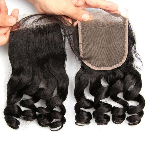 1Pc Big Curl Lace Closure