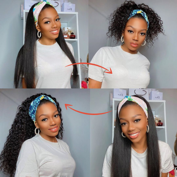 Wet And Wavy Affordable Headband Wig (Get Free Trendy Headbands)