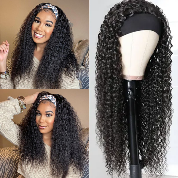 Wet And Wavy Affordable Headband Wig (Get Free Trendy Headbands)