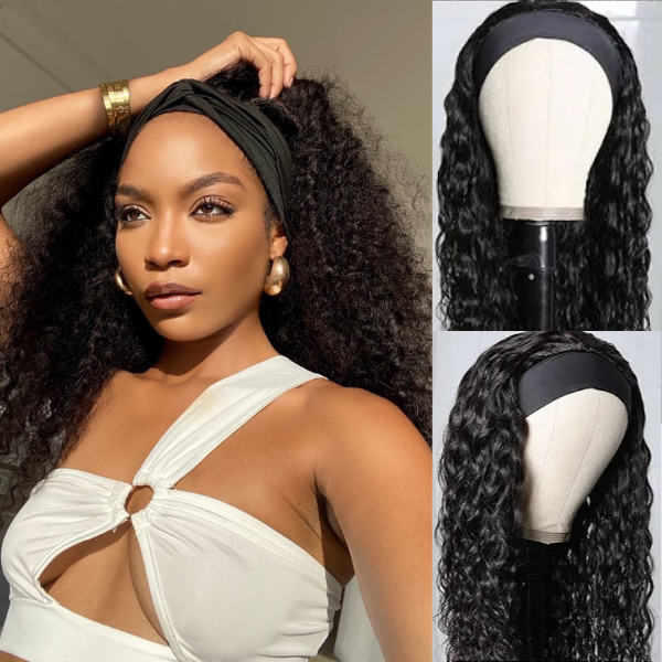 Wet And Wavy Affordable Headband Wig (Get Free Trendy Headbands)