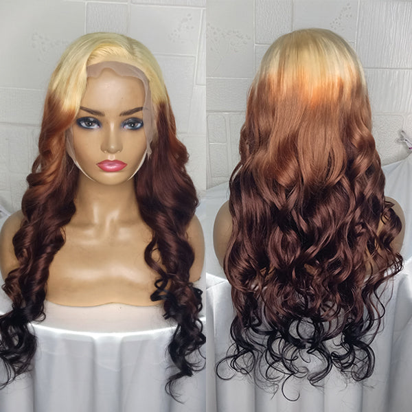 Celebrity Style Ombre Blonde #613 Frontal Lace Wig