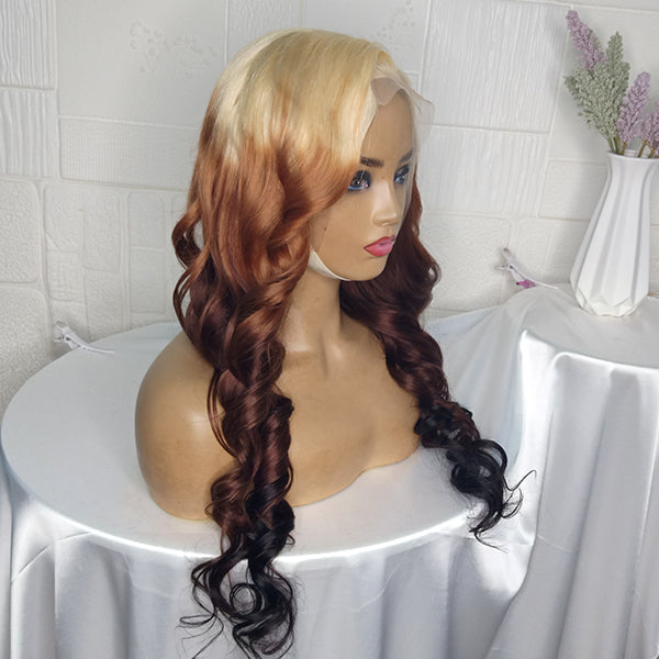 Celebrity Style Ombre Blonde #613 Frontal Lace Wig