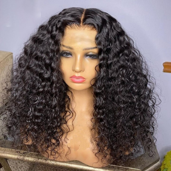 5x5 Wet And Wavy Undetectable Invisible Lace Glueless Closure Lace Wig | Real HD Lace