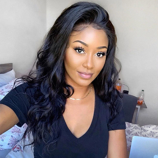 180% Density Frontal Lace Wig Glueless Pre Plucked