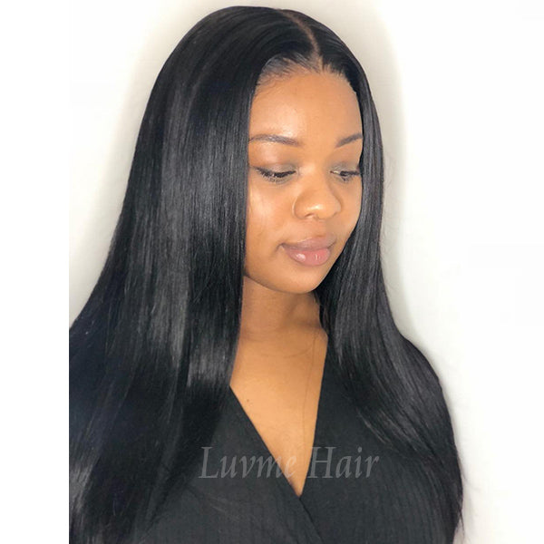 180% Density Frontal Lace Wig Glueless Pre Plucked