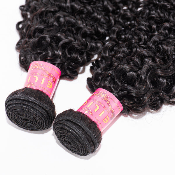 10-30 INCHES NATURAL BLACK JERRY CURLY HAIR BUNDLE PIECE