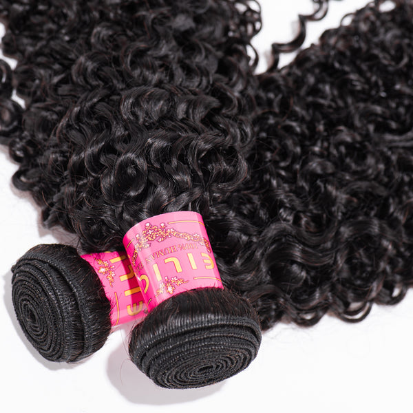 10-30 INCHES NATURAL BLACK JERRY CURLY HAIR BUNDLE PIECE