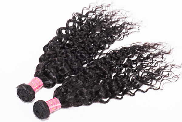 10-30 INCHES NATURAL BLACK FRENCH CURLY HAIR BUNDLE PIECE