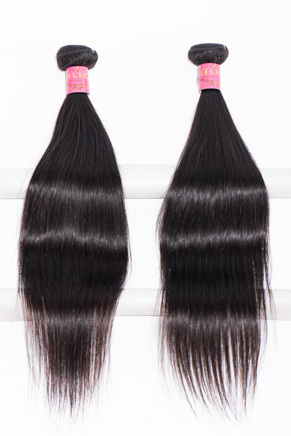 10-30 INCHES NATURAL BLACK STRAIGHT HAIR BUNDLES PIECE