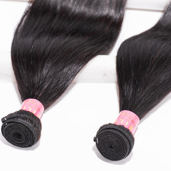 10-30 INCHES NATURAL BLACK STRAIGHT HAIR BUNDLES PIECE