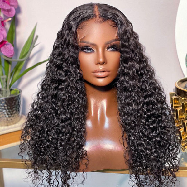 5x5 Deep Wave Undetectable Invisible Lace Glueless Closure Lace Wig | Real HD Lace