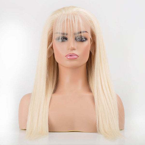 100% Unprocessed Human Virgin Hair Recommended Blonde 613 5x5 Lace Wig With Wholesale Price