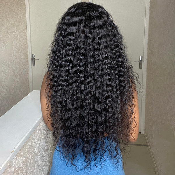 Long Length Undetectable Lace Water Wave 13x4 Frontal Lace Wig | Real HD Lace