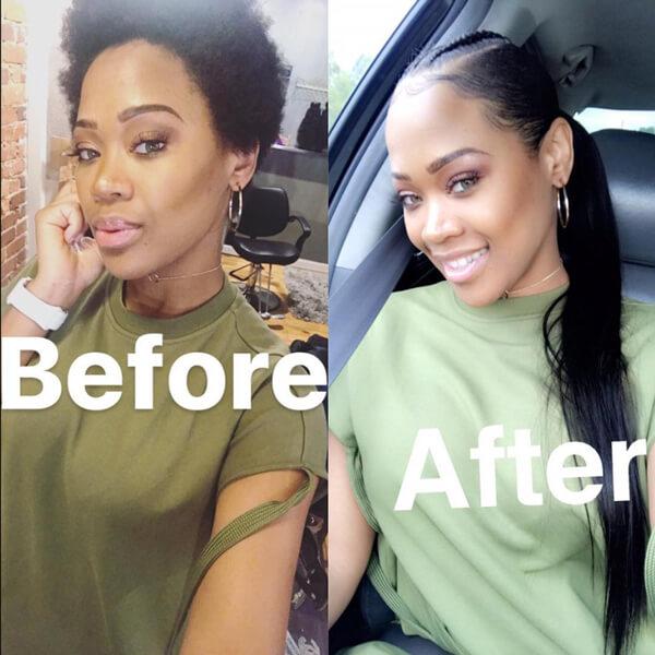 Human Hair Sleek Ponytail Easy To Wear | Upgraded 2.0