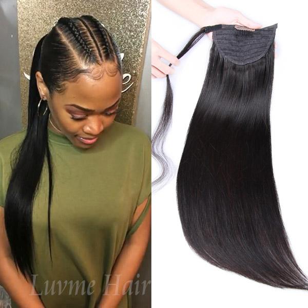 Human Hair Sleek Ponytail Easy To Wear | Upgraded 2.0