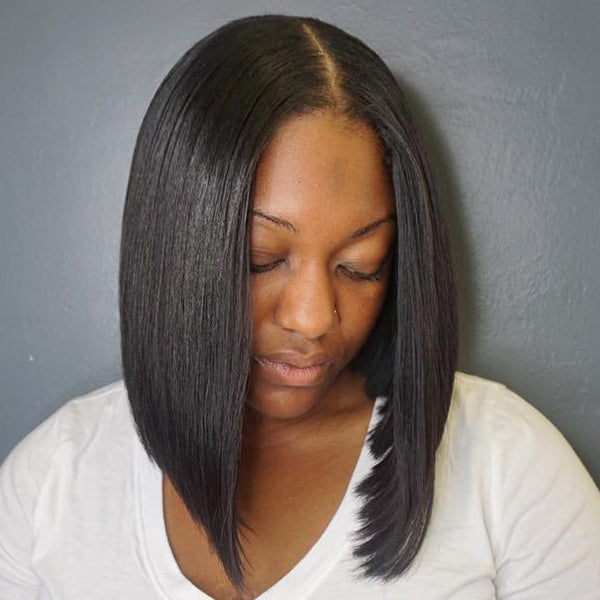 Quick & Easy U Part Bob Wig Affordable Wig (Get Free Clip In Set)