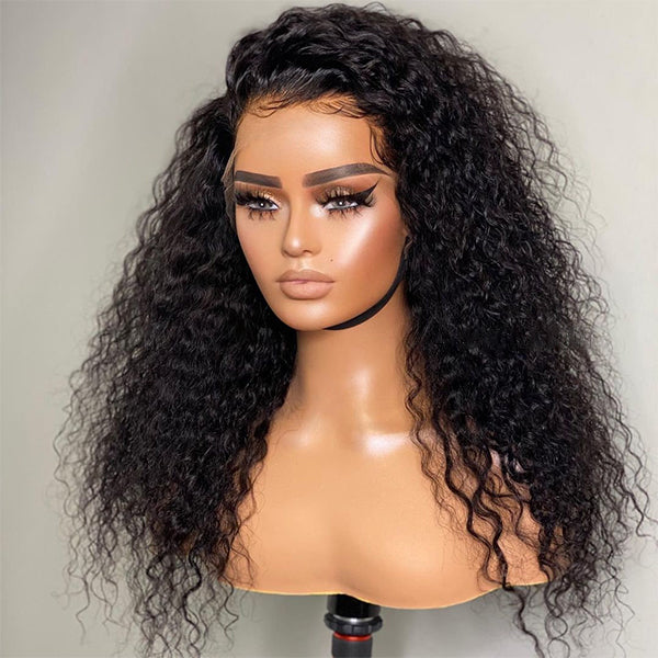 Undetectable Invisible Lace Water Wave 13x4 Frontal Lace Wig | Real HD Lace