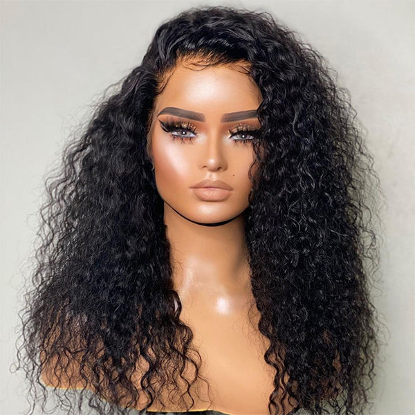 Undetectable Invisible Lace Water Wave 13x4 Frontal Lace Wig | Real HD Lace