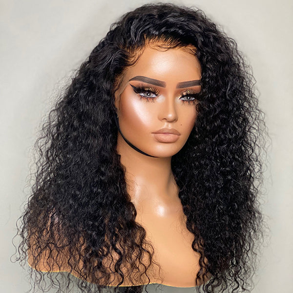 Undetectable Invisible Lace Water Wave 13x4 Frontal Lace Wig | Real HD Lace