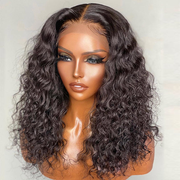 Undetectable Invisible Lace Water Wave 13x4 Frontal Lace Wig | Real HD Lace