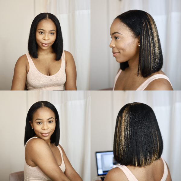 Quick & Easy U Part Bob Wig Affordable Wig (Get Free Clip In Set)