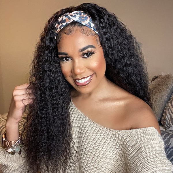 Wet And Wavy Affordable Headband Wig (Get Free Trendy Headbands)